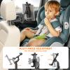 KDD Car Headrest Tablet Holder Mount, 360Adjustable iPad Stand for Car Back Seat and Desk, Road Travel Essentials Accessory Compatible with iPad Pro,Air, Switch, Galaxy, 4.7-12.9" Phone and Tablet view 2