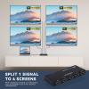 4K 60Hz HDMI Splitter 1x4, 1 in 4 Out HDMI Duplicator/Switcher, 4Kx2K 30Hz 4:4:4 & 60Hz 4:2:0, HDR Compatible for Fire Stick, PS5, Xbox Series X, PC, Home Theater, Not A Switch(4K 1in4 Out) view 3