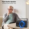 KUEPHOM Portable Cassette Tape Player Recorder,Boombox Radios Convert AM/FM and MP3 to Tapes,Builtin Microphone for Voice Recording,Play TF/USB with Earphone Jack,Battery Operated or AC Powered view 3