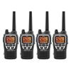 Midland GXT3000 GMRS Radio - 4 Pack Bundle w/Headsets & Chargers view 1