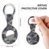 Protective Case for AirTag,Dragonfly Pattern Silicone Air Tag Holder with Key Rings, Protective Airtag Case Cover Accessories view 2