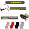Tent Pole Shock Cord 1/8 inch 60ft, Replacement Shock Cord for Tent Rod, Tent Pole Repair Kit, Elastic Bungee Cord,Elastic Cord with Lead Wire/Washers/Clip (Black/Black) view 3