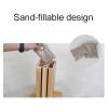MIQXUAN Speaker Stands A Pair of Solid Wood Speaker Stands, for Home-Cinema HiFi Desktop and Satellite Speakers Monitor Stands, Includes Rubber Anti-Vibration Pad & Carpet Spikes (Size : 40cm) view 4
