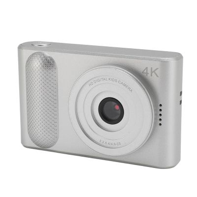 48MP 4K Digital Camera, 16X Zoom, Exciting Photography, DSLR Type Camera, for Travel, Events, Compact Camera for Wedding Graduations Vlogging with Autofocus (Silver)