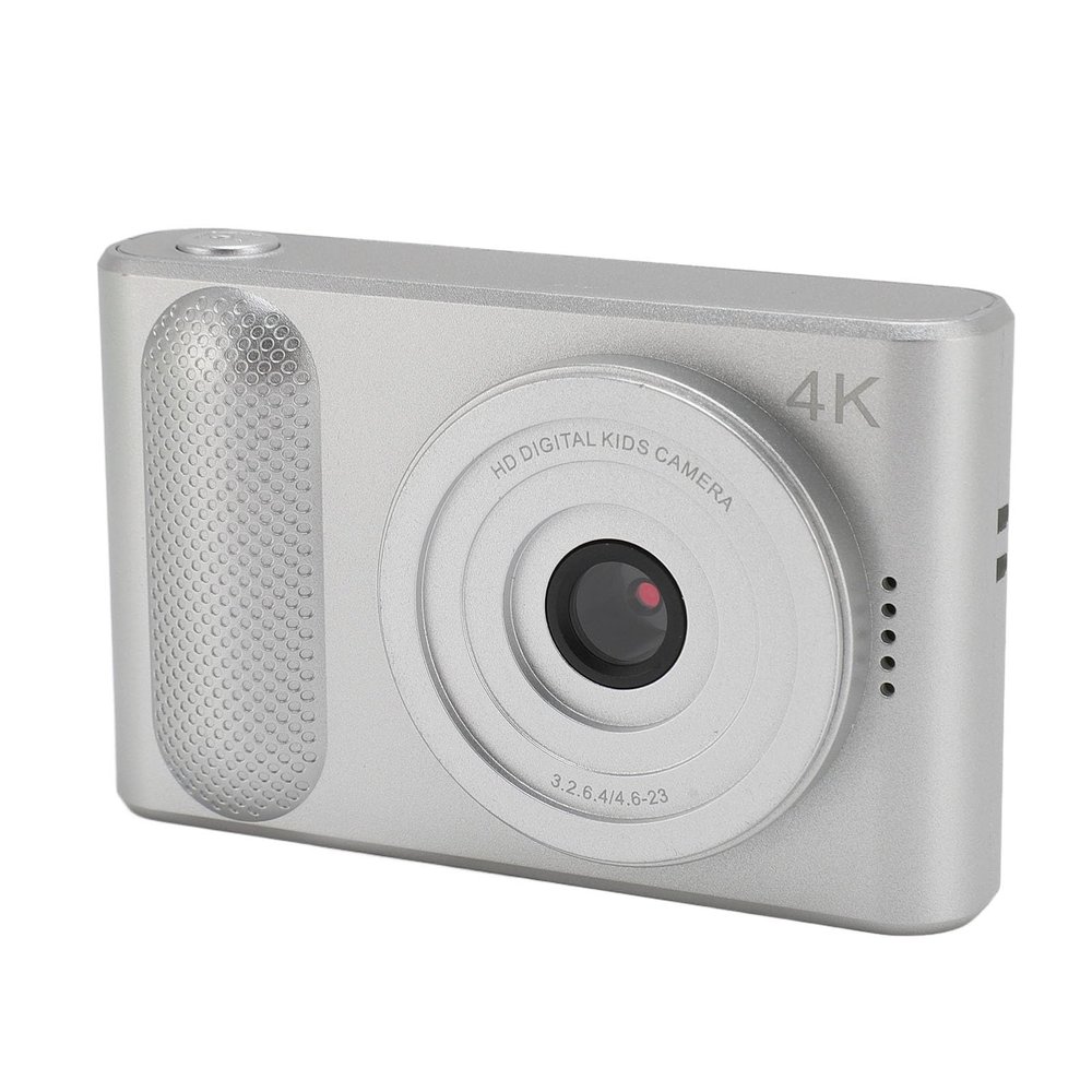 48MP 4K Digital Camera, 16X Zoom, Exciting Photography, DSLR Type Camera, for Travel, Events, Compact Camera for Wedding Graduations Vlogging with Autofocus (Silver)