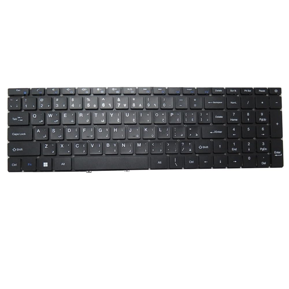 Laptop Keyboard for I-Life Digital Zed Air X IL-1506X-8256G-GWI7TKB Black Without Frame New Arabia AR