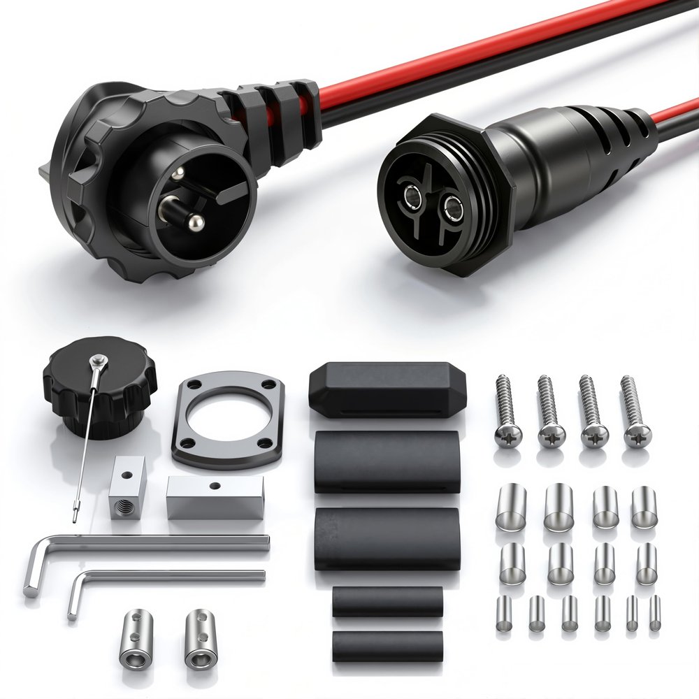 MKR-28 1865120 Trolling Motor Plug & Receptacle, 12V-48V