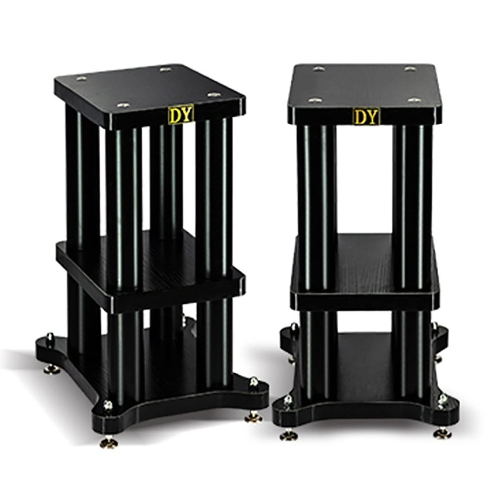 MIQXUAN Speaker Stands Universal Speaker Stand, for Medium/Large Bookshelf Speakers, Adjustable Spikes, Sturdy Construction, Ideal for Home Theater Speakers (Size : 61cm)