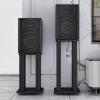 MIQXUAN Speaker Stands Bookshelf Speaker Stands, Surround Sound Speaker Stands for Satellite & Bookshelf Speakers, with Adjustable Spikes, Supports 132lbs/60kg (Size : 50cm) view 1