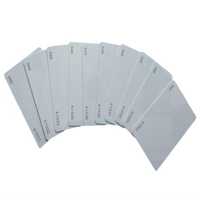 10pcs 26 Bit Proximity CR80 Cards Weigand Prox Blank Printable Swipe Cards Compatable with ISOProx 1386 1326 H10301 Format Readers. Works with The vast Majority of Access Control Systems