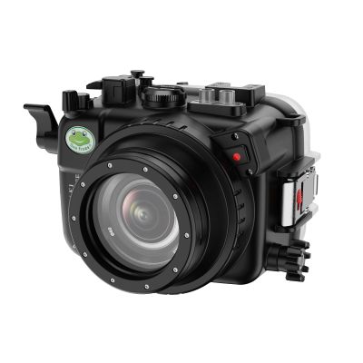 Sea frogs Camera Housing Compatible with Sony ZV-E1 with FE 90mm F2.8 G OSS Lens,Waterproof IPX8 Rated, 40m/130ft Depth Protection Underwater Camera Case, Ideal for Diving, Surfing, Rowing