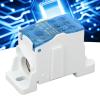 160A Din Rail Distribution Box,Terminal Distribution Box 690V Terminal Block Distribution Box Universal Power Junction Box Electric Wire Connector for Power Distribution Cabinets view 1