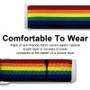 Compatible for FITVII Fitness Tracker Bands, 20mm, 22mm Stretch Elastics Nylon Adjustable Replacement Strap Accessories Compatible for FITVII HM57, HM78, HM68, HM21, H56, H86 Smart Watch Fitness Tracker (Dark Rainbow, 20mm size band) view 4