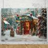 10x8ft Winter Outdoor Christmas Photography Backgrounds North Pole Candy Cane Lollipop Fairytale Backdrop Children Shop Party Banner Photo Studio view 2