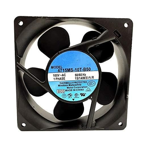 4715MS-10T-B50 AC 100V 15/14W 12012038mm Inverter Cabinet Cooling Fan