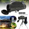 80x100 HD Monocular Telescope with EVA Case, BAK4 Prism, Perfect for Outdoor Bird Watching, Monocular Telescope for Smartphone with Phone Holder, Tripod, Monoculars for Adults High Powere view 2