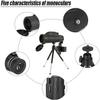 80x100 HD Monocular Telescope with EVA Case, BAK4 Prism, Perfect for Outdoor Bird Watching, Monocular Telescope for Smartphone with Phone Holder, Tripod, Monoculars for Adults High Powere view 4
