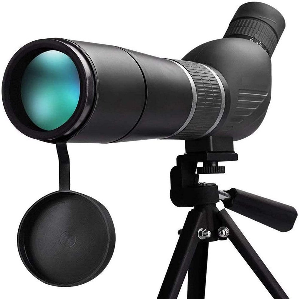 Bird Watching Monocular, 15-45x60 Zoom HD Large Objective Lens FMC,K4 Prism,Waterproof Telescope Connect A Mobile Phone with Tripod Good