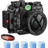 Sea frogs Camera Housing Compatible with Sony ZV-1, Waterproof IPX8 Rated, 40m/132ft Depth Protection Underwater Camera Case view 1