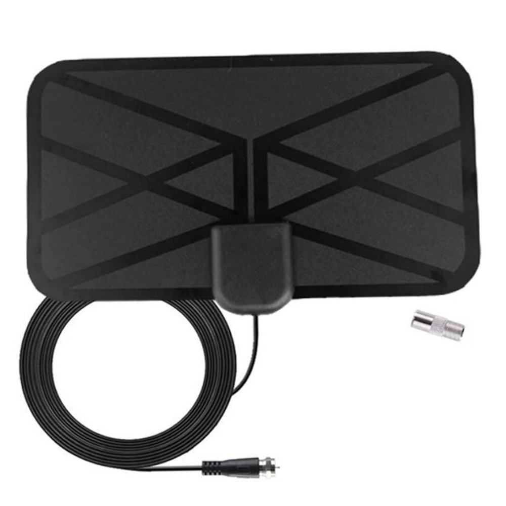 Indoor TV Aerial Digital HDTV Antenna Freeview TV Aerial 800 Miles Receiver with Amplifier Booster