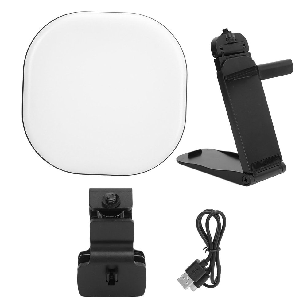 Mobile Phone Fill Light,Variable Portable LED Live Broadcast Selfie Light,for Video conferencing,Selfie Live Streaming,Still Life Shooting,and Other Work Occasions