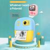 Andoer Kids Instant Print Camera Digital Camera 1080P Dual Lens 2.4 Inch IPS Screen 8X Zoom Photo Frames with 3 Rolls Thermal Printing Paper Neck Strap Birthday Festival Gift for Children Boys Girls view 4