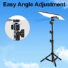 Starlink Mini Tripod Mount, Adjustable Heavy-Duty Stand Mount, Starlink Internet Kit Satellite Pole Mounting Kit with Starlink Mini Pipe Adapter, Compatible with Starlink Mini (V4) Dish view 2