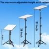 Starlink Mini Tripod Mount, Adjustable Heavy-Duty Stand Mount, Starlink Internet Kit Satellite Pole Mounting Kit with Starlink Mini Pipe Adapter, Compatible with Starlink Mini (V4) Dish view 4