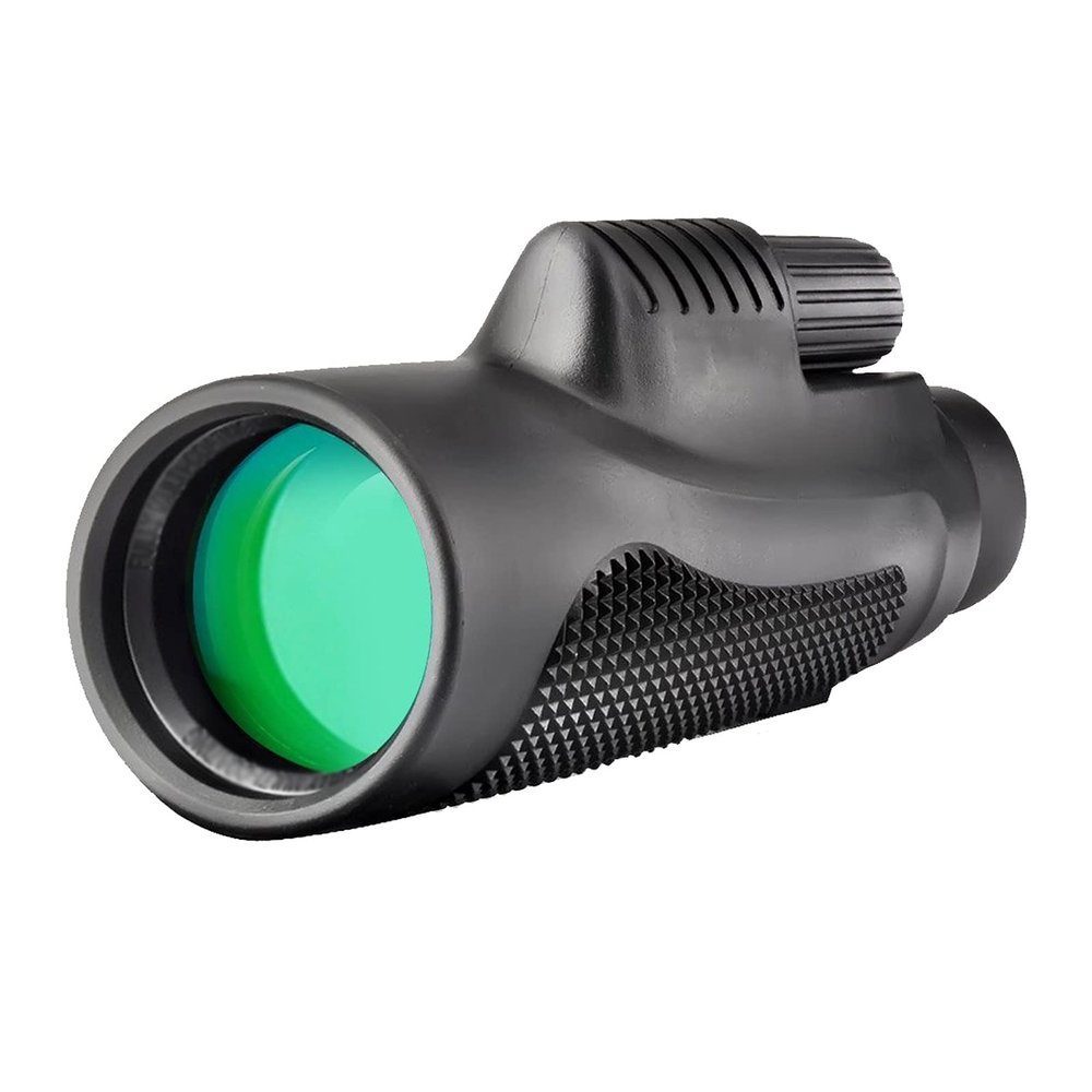 Telescope Monocular 12X50 Telephoto Zoom, Eyepiece with Smartphone Holder Prism for Adults Gifts Bird Watching Hunting Camping