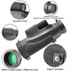 Telescope Monocular 12X50 Telephoto Zoom, Eyepiece with Smartphone Holder Prism for Adults Gifts Bird Watching Hunting Camping view 2