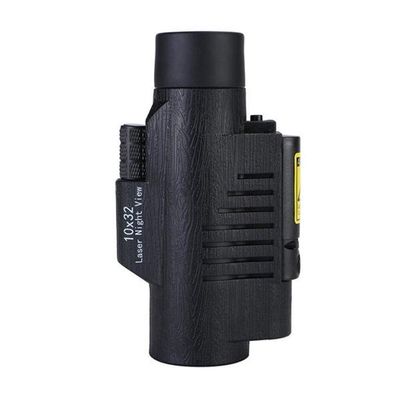 HD Digital Telescope Monocular HD Telescope 10x32 HD Digital BAK4 Multi-Layer Coating Monocular Camping Waterproof Portable Telescope Black Suitable for Adult Bird Watching
