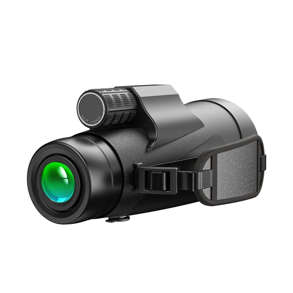 Monoculars Telescope, 12X50 Monocular Telescope, Hand Held Telescope, FMC Lens, BAK4 Prism, Nitrogen-Filled Waterproof and Anti-Fog, Suitable for Wild Animals, Bird Watchi