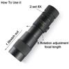 8-40x40 Monocular Telescope Compact Retractable Zoom Waterproof Professional ED Glass with Tripod Phone Clip view 3