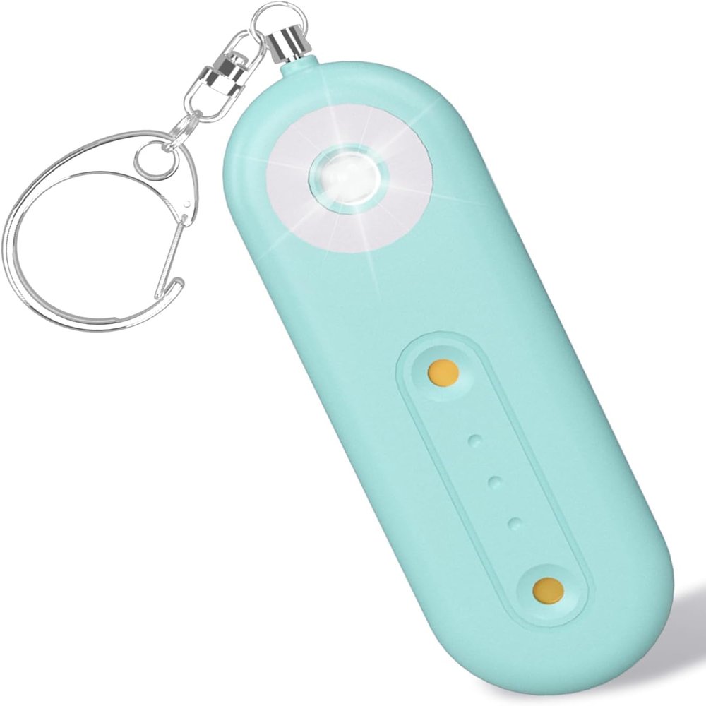 130dB Rechargeable Personal Safety Alarm Strobe Light for Women