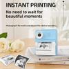 Andoer Kids Instant Print Camera Digital Camera for Kids 1080P Digital Video Camera Dual Lens 2.8 Inch IPS Screen Photo Frames with 3 Rolls Thermal Printing Paper Neck Strap 32GB TF Card Card Reader view 2