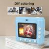 Andoer Kids Instant Print Camera Digital Camera for Kids 1080P Digital Video Camera Dual Lens 2.8 Inch IPS Screen Photo Frames with 3 Rolls Thermal Printing Paper Neck Strap 32GB TF Card Card Reader view 4