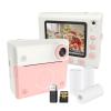 Andoer Kids Instant Print Camera Digital Camera for Kids 1080P Digital Video Camera Dual Lens 2.8 Inch IPS Screen Photo Frames with 3 Rolls Thermal Printing Paper Neck Strap 32GB TF Card Card Reader view 1