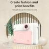 Andoer Kids Instant Print Camera Digital Camera for Kids 1080P Digital Video Camera Dual Lens 2.8 Inch IPS Screen Photo Frames with 3 Rolls Thermal Printing Paper Neck Strap 32GB TF Card Card Reader view 3