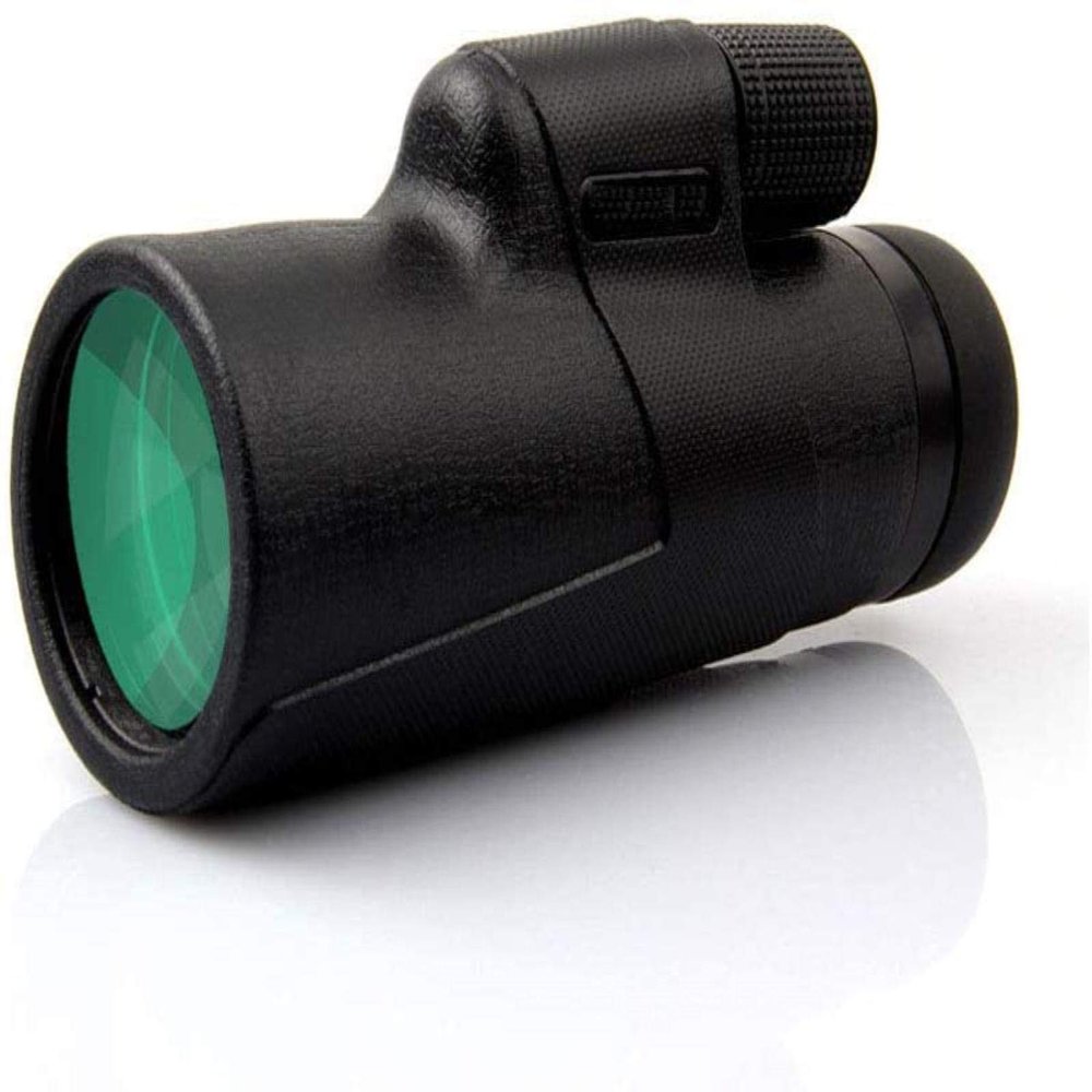 12x50 Portable Monocular IPX7 Waterproof BAK4 Prism FMC Lens Monocular with Smartphone Adapter and Tripod for Adult Bird Watching, Outdoor Hunting, Travel, S