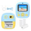 Andoer Kids Instant Print Camera Digital Camera 1080P Dual Lens 2.4 Inch IPS Screen 8X Zoom Photo Frames with 3 Rolls Thermal Printing Paper Neck Strap Birthday Festival Gift for Children Boys Girls view 1