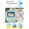 Andoer Kids Instant Print Camera Digital Camera 1080P Dual Lens 2.4 Inch IPS Screen 8X Zoom Photo Frames with 3 Rolls Thermal Printing Paper Neck Strap Birthday Festival Gift for Children Boys Girls view 4