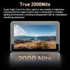 VILTROX DC-X2 Touchscreen Full HD IPS Camera Monitor - 6'' 2000 nits 4K HDMI in/Out Video Field Monitor Kit with Sunshade Hood, 3D LUT, Waveform, Histogram & Vectorscope Tools view 3