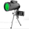 12x50 High Power Monocular Compact with Smartphone Adapter and Tripod BAK4 Prism FMC Lens Life Waterproof Monocular for Adult Bird Watching, Outdoor Hunti view 1