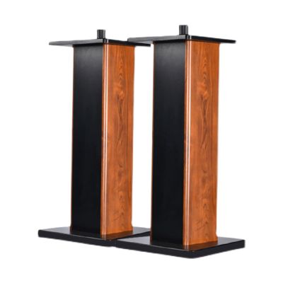 MIQXUAN Speaker Stands Wood Speaker Stands, Designed for 8" to 15" Desktop and Bookshelf Speakers, 60kg/132lbs Capacity Ideal for Home Theater Speakers (Color : A, Size : 70cm)