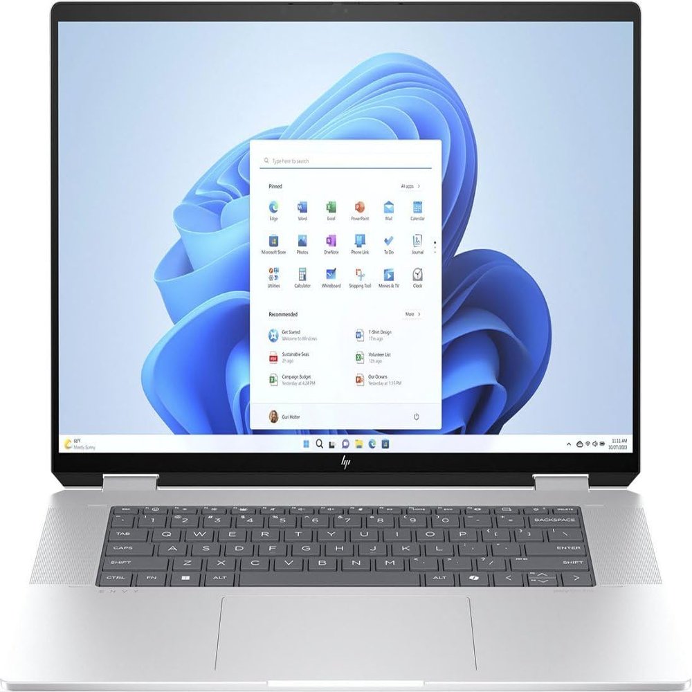 estock HP Envy x360 2-in-1 Business Laptop, 16" 1920 x 1200 Pixels Touchscreen, Intel Ultra 5 125U 12 Cores, 16GB LPDDR5+ 1TB SSD, Win10 Pro, HDMI 2.1, Wi-Fi 6E, Thunderbolt 4, Backlit Keyboard