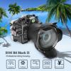 Sea frogs Camera Housing Compatible with Canon R6 II with EF 17-40mm 1:4 L USM Wide Angle Lens,Waterproof IPX8 Rated, 40m/130ft Depth Protection Underwater Camera Case, Ideal for Diving, Surfing view 4