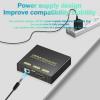 4K@60Hz Bi-Directional HDMI Audio Extractor Converter | Split to Optical TOSLINK & 3.5mm Stereo Output | Full HDMI Loop-Through with Signal Preservation view 4