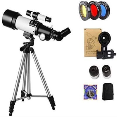 Astronomy Small Portable Monocular Space Astronomic for Children,Beginners Sky Small Portable Monocular 50-100Mm Refractor Kids Educational Spotting Scope Bird Watching Sp