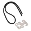 ChengyuWei Scuba Diving Coil Landyard, One Stainless Steel Scuba Diving Lanyard Stainless Steel Spring, with Quick Release Buckle for, Cameras and Dive Lights, with Quick Release Metal Buckle view 2