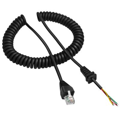 Kokorasa MH-67A8J Mic Cable Cord for Vertex VX-2100 VX-2200 VX-3200 VX-4500 for Yaesu FT-817 FT-857D FT-2400 FT-2400H FT-2500 FT-2500M Handheld Speaker Microphone